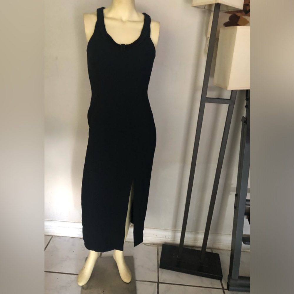 Vintage Ann Tijan for Kenar Petite Skinny Black Dress size 4